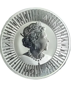 Alternative view of 1 oz Australian Kangaroo Silver Coin (Random Year)