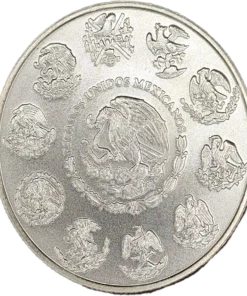 Alternative view of 1 oz Random Year Mexican Libertad Silver Coin