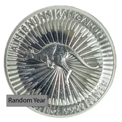 Random Year 1 oz Australian Kangaroo Silver Coin