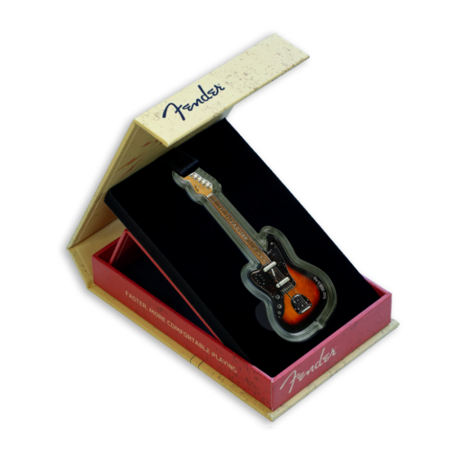 2024 1 Oz Silver Fender Jaguar Guitar Coin Box Opened