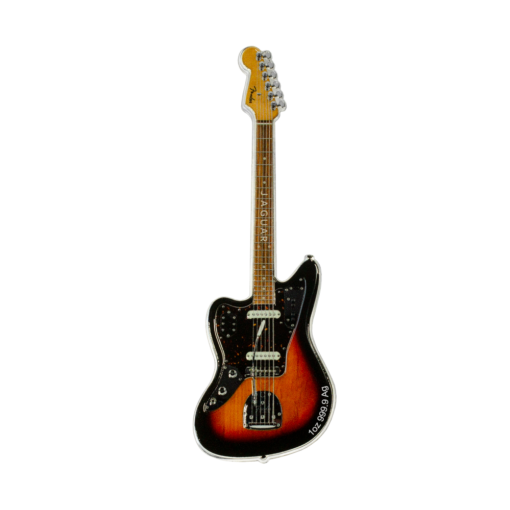 2024 1 Oz Silver Fender Jaguar Guitar Coin