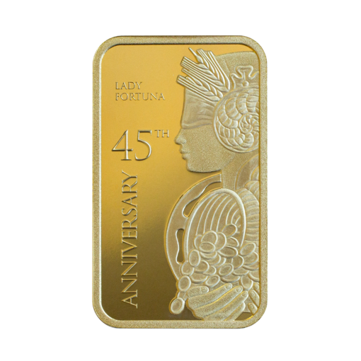 Lady Fortuna 45Th Anniversary 1Oz Au Front Rev - Gold &Amp; Silver Traders