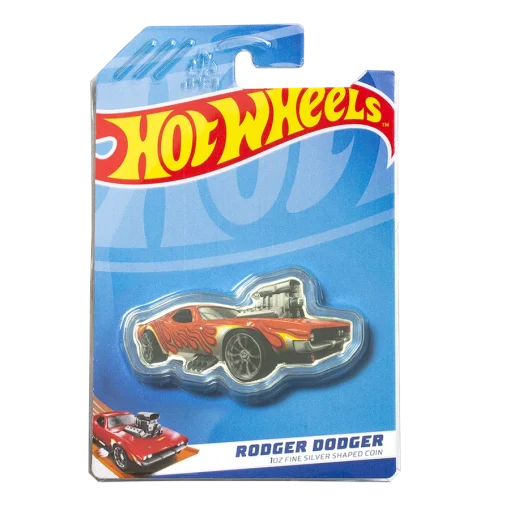 Silver Coin 1 Oz Hot Wheels™ - Rodger Dodger™ - Image 3